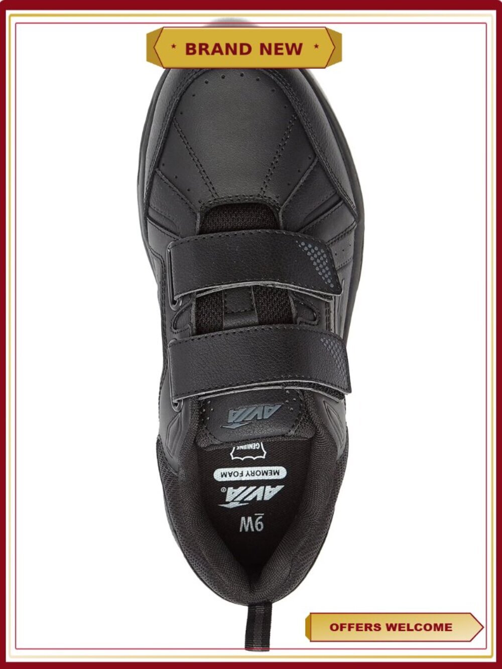Avia Men's Quickstep Wide Width Walking Shoes with Memory Foam - Picture 4 of 4